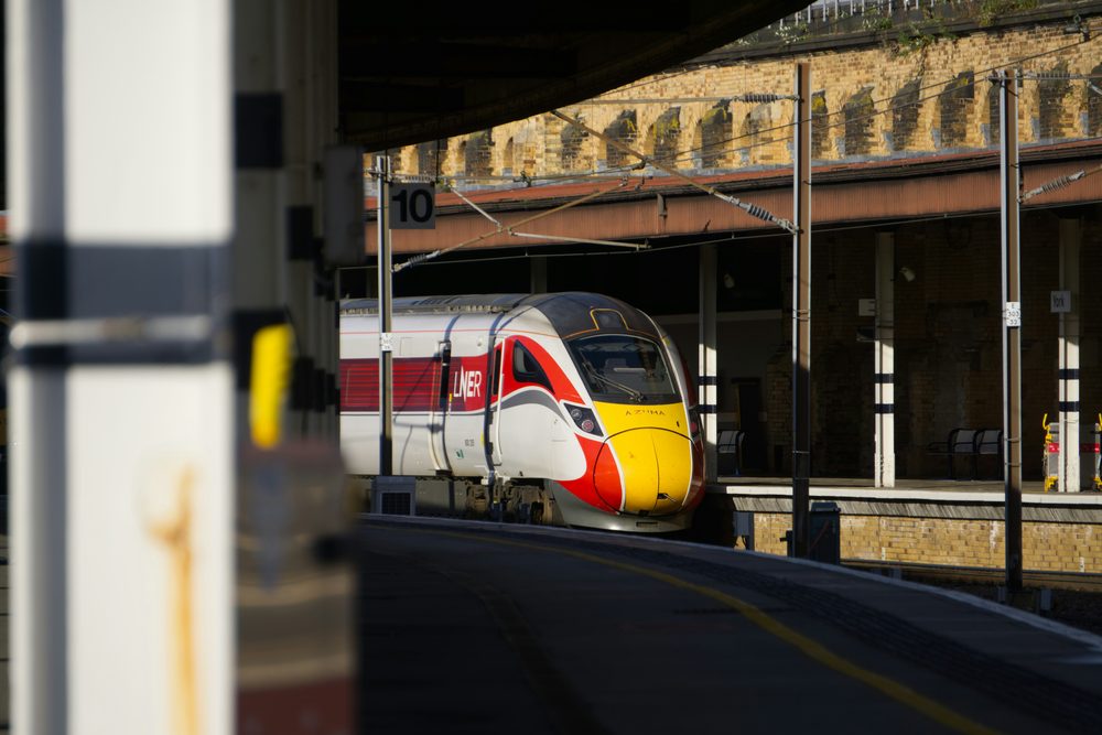 LNER train at Durham station